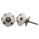 Navy Blue Star Cabinet Knob